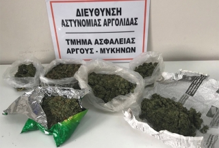 Συνελήφθη ένα άτομο για ναρκωτικά στην Αργολίδα - Κατασχέθηκαν πάνω από -500- γραμμάρια κάνναβης