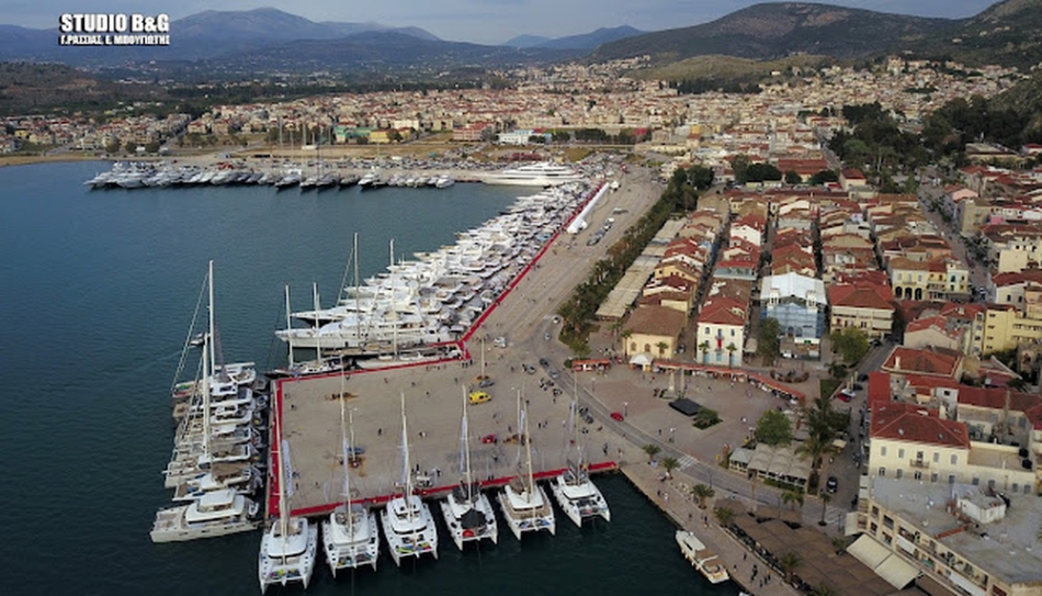 Σήμα λήξης του 7ου Mediterranean Yacht Show στο Ναύπλιο