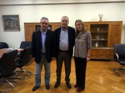 Επίσκεψη στον Υπουργό για τα κέντρα υγείας Δημητσάνας και Τροπαίων