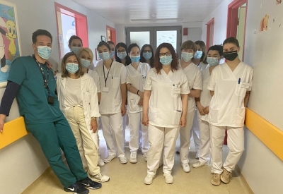 Oι καταρτιζόμενοι του ΔΙΕΚ επισκέφθηκαν το τμήμα της Παιδιατρικής Κλινικής του Παναρκαδικού Νοσοκομείου