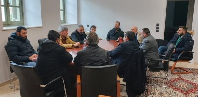 Συνάντηση εργασίας πραγματοποίησε ο Γιώργος Καμπύλης με στελέχη του ΠΑΣΟΚ - Κίνημα Αλλαγής