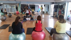 Στο γυμναστήριο Golden Club πραγματοποιήθηκε εκδήλωση με θέμα Γιόγκα για εγκύους