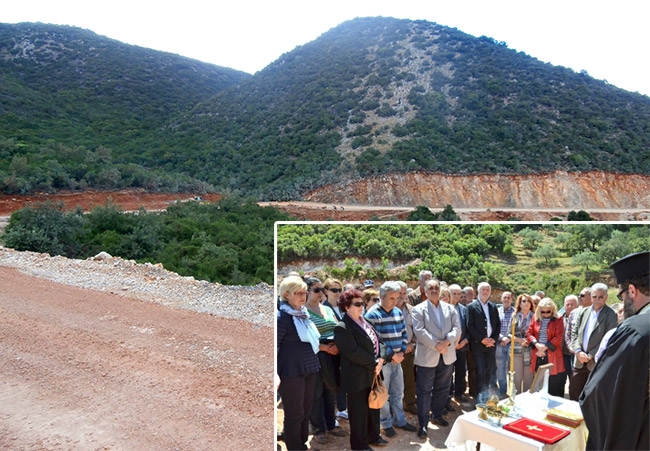 Επίσκεψη Περιφερειάρχη Πελοποννήσου στο έργο Φωκιανός - Κυπαρίσσι