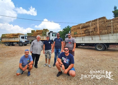Αποστολή βοήθειας και ανθρωπιάς στην πυρόπληκτη Γορτυνία από τον Δήμο Σικυωνίων