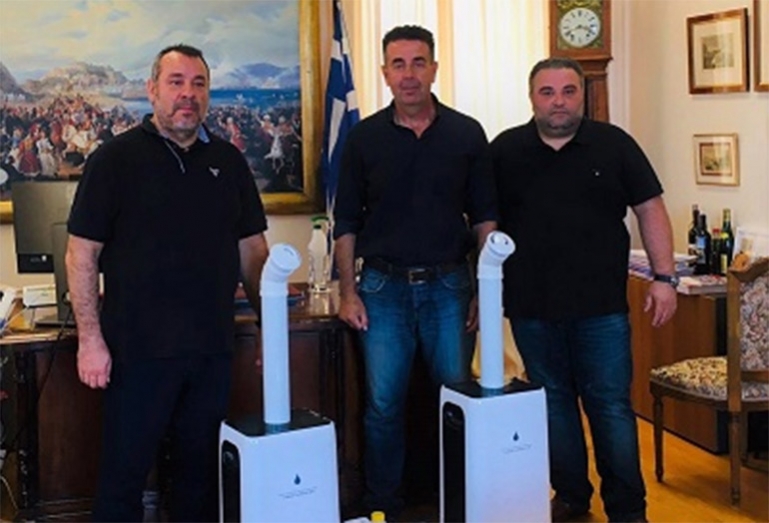 Δωρεά Μηχανημάτων απολύμανσης 3ης γενιάς στο Δήμο Ναυπλιέων