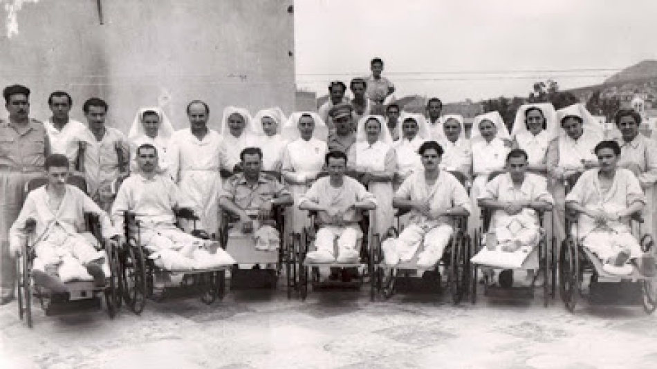 Η περίθαλψη των τραυματιών το 1940. Τα κρυοπαγήματα - Το πλωτό νοσοκομείο - Οι Νοσηλεύτριες Ερυθροσταυρίτισσες
