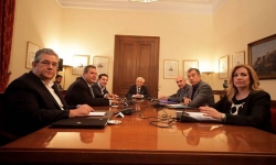 Δηλώσεις των Πολιτικών Αρχηγών μετά την σύσκεψη στο Προεδρικό Μέγαρο (vid)