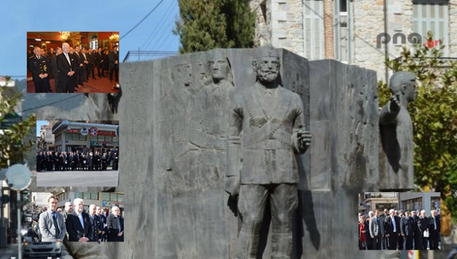 Τιμή στη μνήμη των απαγχονισθέντων πατριωτών από τους γερμανούς στην Τρίπολη.