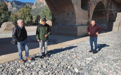 Επίσκεψη Σκαντζού - Λυσίκατου στο το νέο έργο που ολοκληρώθηκε στον ποταμό Δαφνώνα