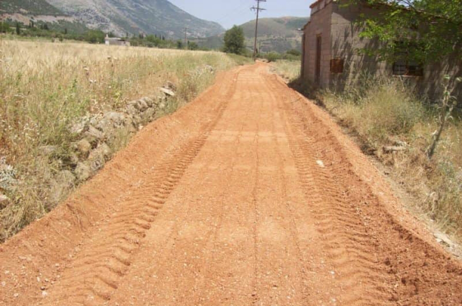 Ένταξη έργου αγροτικής οδοποιίας του Δήμου Μεγαλόπολης στο πρόγραμμα «Αντώνης Τρίτσης»