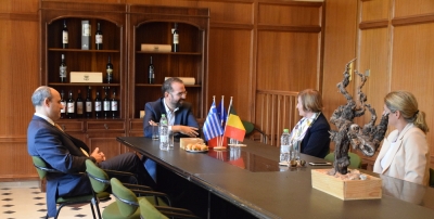 Συνάντηση του Περιφερειάρχη Δυτικής Ελλάδος με την Πρέσβη του Βελγίου