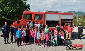 Στα Δημοτικά Σχολεία Λεύκης και Ανδρίτσαινας η Πυροσβεστική Υπηρεσία (pics)