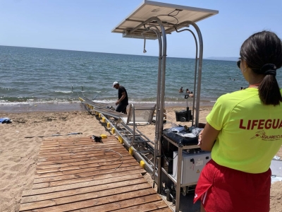 Τοποθέτηση υπερσύγχρονου μηχάνημα seatrac στην παραλία Μπούκας του Δήμου Μεσσήνης