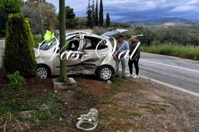 Εκτροπή οχήματος με θανάσιμο τραυματισμό 72χρονης στην Παλαιά Ε.Ο. Άργους - Κορίνθου