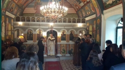 Θεία Λειτουργία στον Ιερό Ναό Αναλήψεως της Νεστάνης τη  Δευτέρα της Λαμπρής (video - pics)