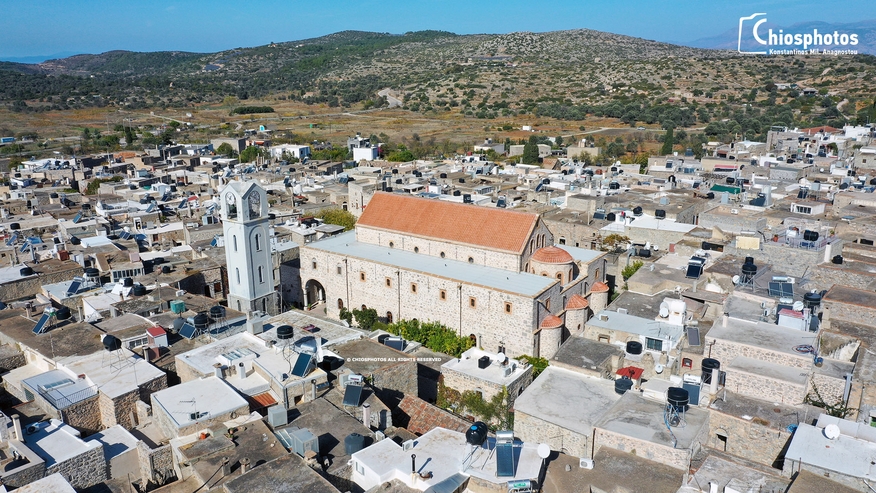 Ταξιάρχης Μεστών - Μία από τις μεγαλύτερες εκκλησίες στην Ελλάδα πανηγυρίζει σήμερα στη Χίο (vid)