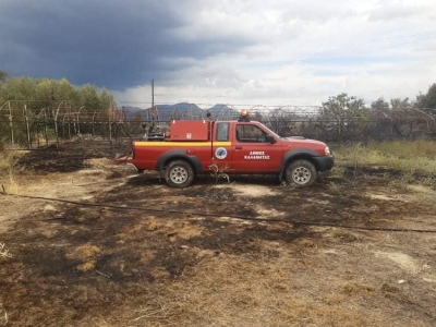Συμβολή του Δήμου στην κατάσβεση πυρκαγιάς στην Άνθεια
