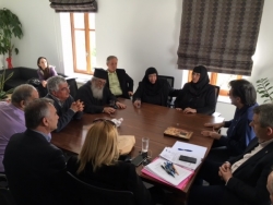 Επίσκεψη του Αρχιεπισκόπου Σινά κ.κ Δαμιανού στον Δήμο Μεγαλόπολης