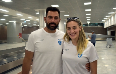 Άννα Κορακάκη και Μάκης Μίτας Σημαιοφόροι της Ελλάδας στους Μεσογειακούς Αγώνες του Οράν