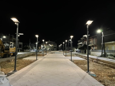 Ναύπλιο: Φώτισε η Νέα Πόλη Κούρτη - Προχωρά με γρήγορους ρυθμούς η ανάπλαση