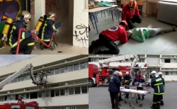Άσκηση σεισμού στην Τρίπολη - 5,6 βαθμοί Ρίχτερ, φωτιά και απεγκλωβισμοί (pics/video)