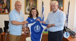 Ευχές για καλή επιτυχία στην αθλήτριας Μηλάκη Ηρώ από το Δήμαρχο Τρίπολης