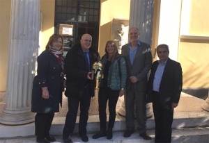 Ο Πρέσβης του Ισραήλ Γιόσι Αμράνι επισκέφθηκε τον Δήμαρχο Σπάρτης