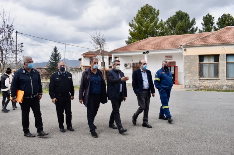 Αντιπροσωπεία του Πυροσβεστικού Σώματος επισκέφθηκε την Τρίπολη για την ίδρυση της 9ης ΕΜΑΚ