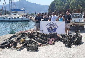 We Dive We Clean: Πραγματοποιήθηκε ο καθαρισμός του βυθού στο λιμάνι Αρχαίας Επιδαύρου