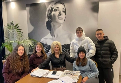 Με μαθητές της 3ης Γυμνασίου Μελιγαλά συναντήθηκε η Δήμαρχος Οιχαλίας, Παναγιώτα Γεωργακοπούλου
