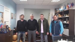 Συνάντηση Δημάρχου Πύλου - Νέστορος με τα μέλη του πολιτιστικού συλλόγου Μεσοποτάμιου.