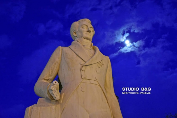 &quot;Ακρωτηρίασαν&quot; και πάλι το άγαλμα του Κυβερνήτη Ι. Καποδίστρια στο Ναύπλιο (video)