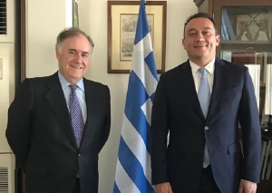 Ο Υφυπουργός Εξωτερικών, Κωνσταντίνος Βλάσης, συναντήθηκε με τον Πρέσβη της Ισπανίας