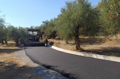 Ολοκληρώθηκαν οι εργασίες ασφαλτόστρωσης αγροτικού δρόμου στην Τοπική Κοινότητα Εύας
