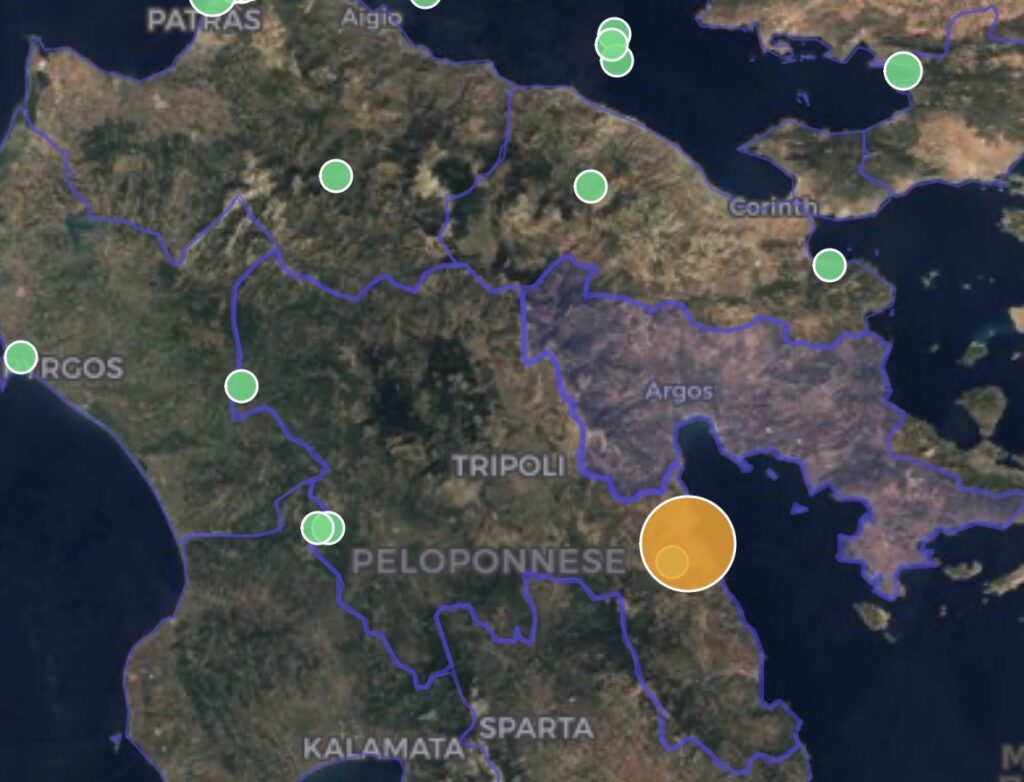 Σεισμός 4,4 R 4 χλμ Νοτιοανατολικά του Άστρους